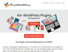 Tablet Screenshot of pluginmill.com